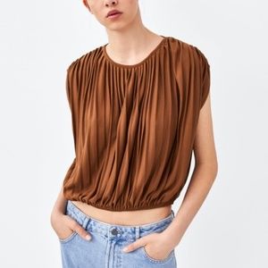 Zara | Pleated Top